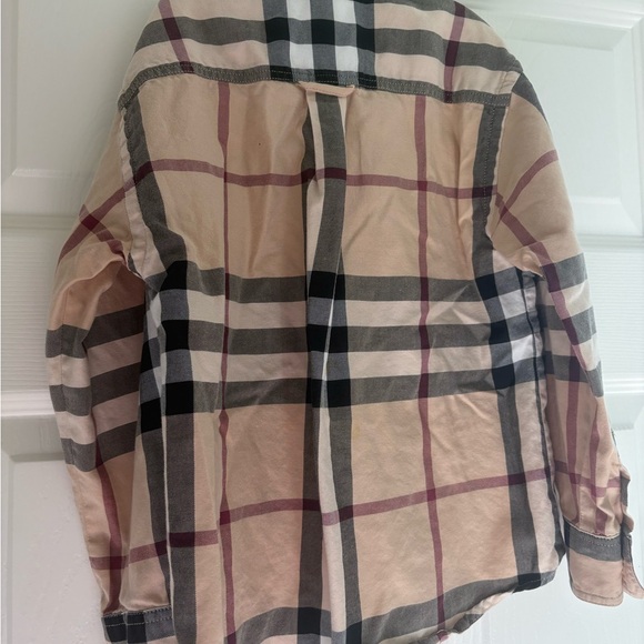 Burberry Black and Cream Plaid Shirt - Picture 3 of 5